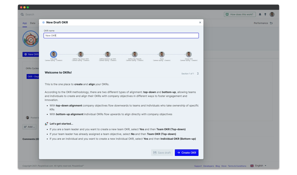 why use PeopleGoal for performance reviews