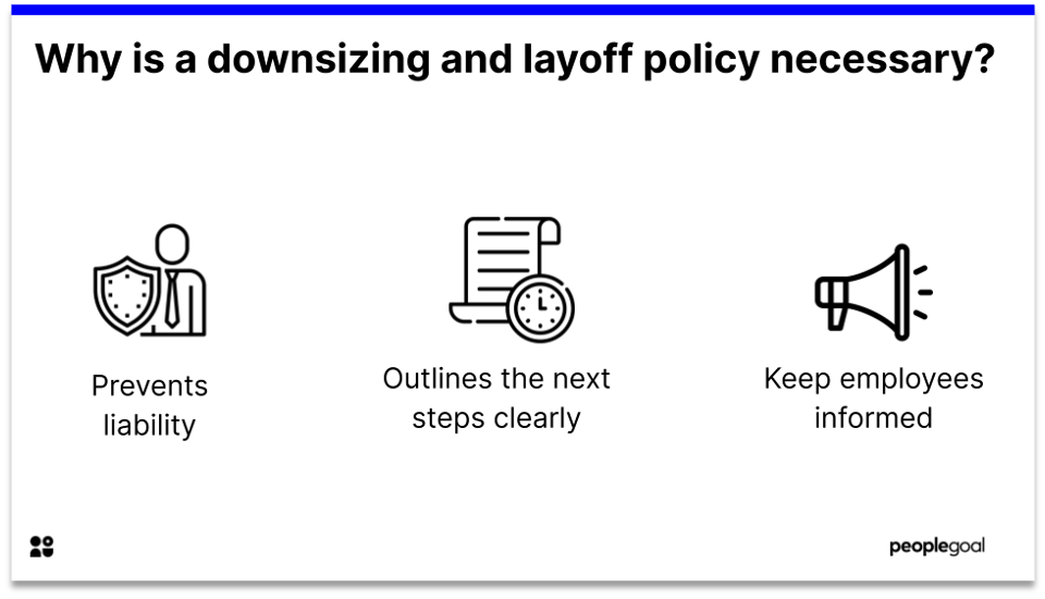 Why is a Downsizing and Layoffs policy important?