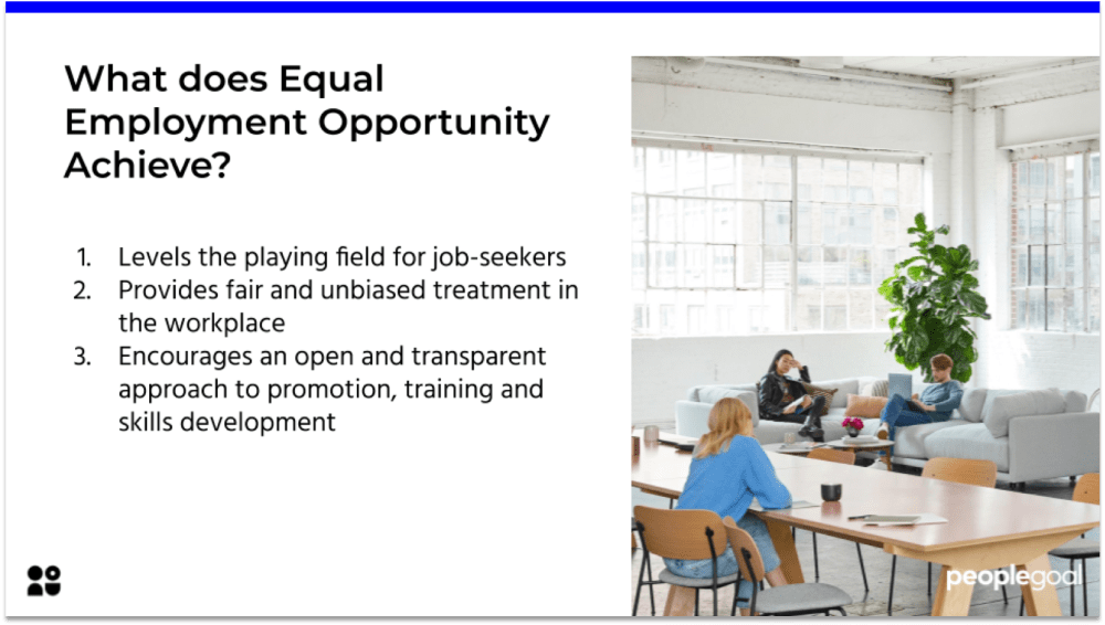 Equal Employment Opportunity Policy PeopleGoal