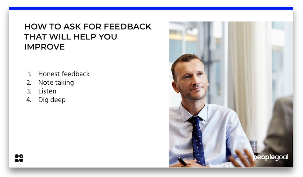 How to ask for feedback