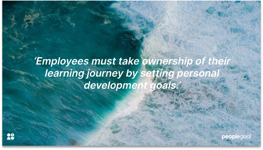 personal development goals quote