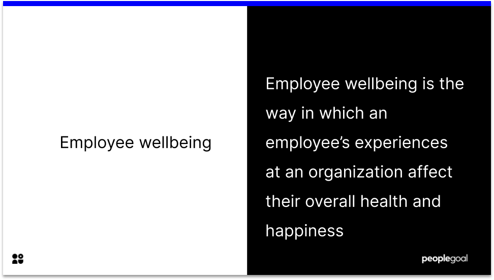 Definition of Employee Wellbeing