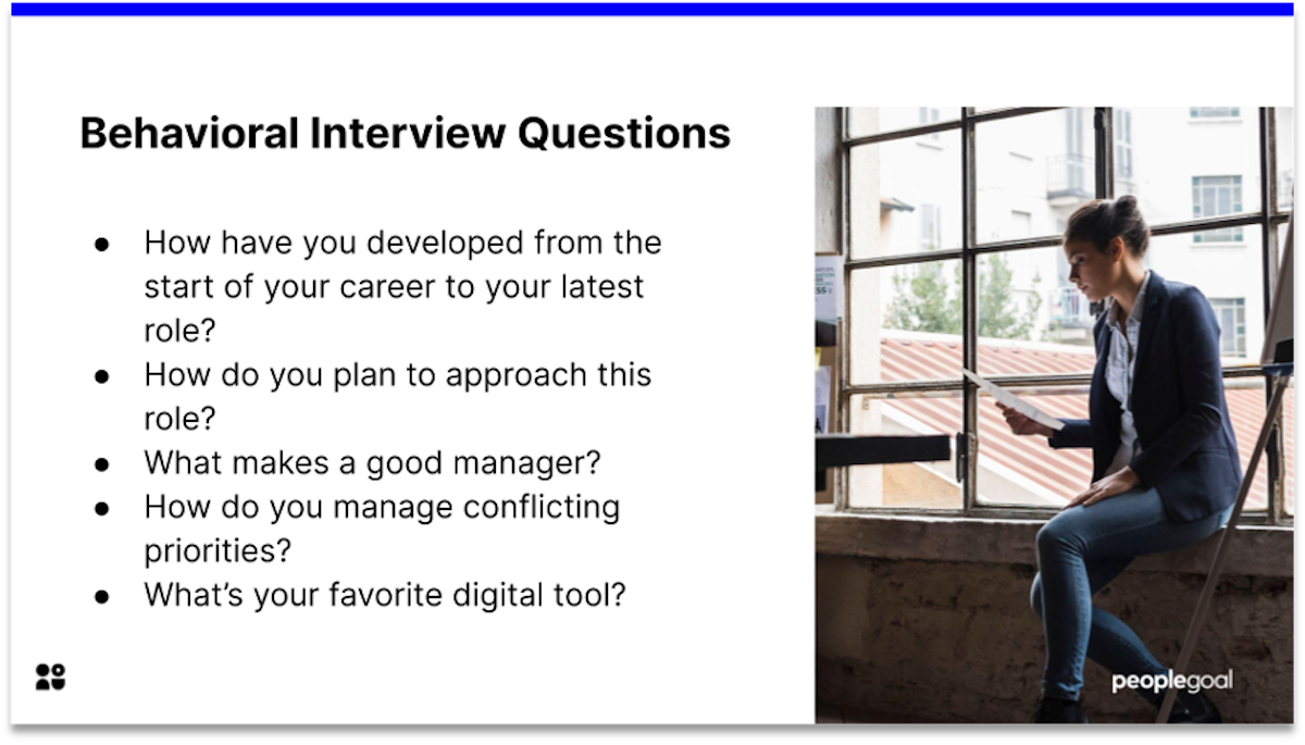 behavioral manager interview questions