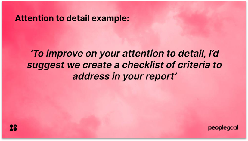 Constructive Feedback Example for Professional Development