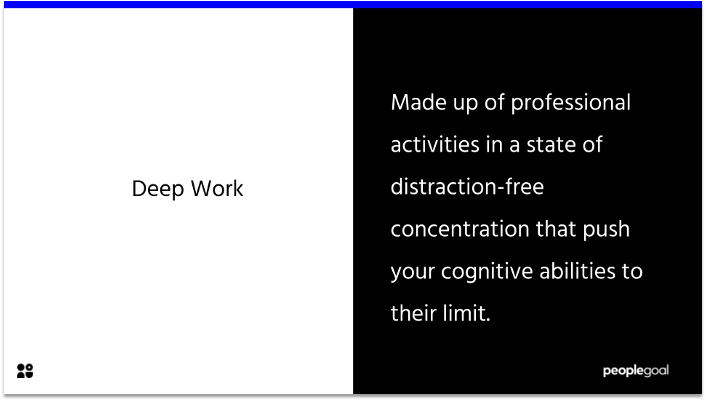 Deep Work definition