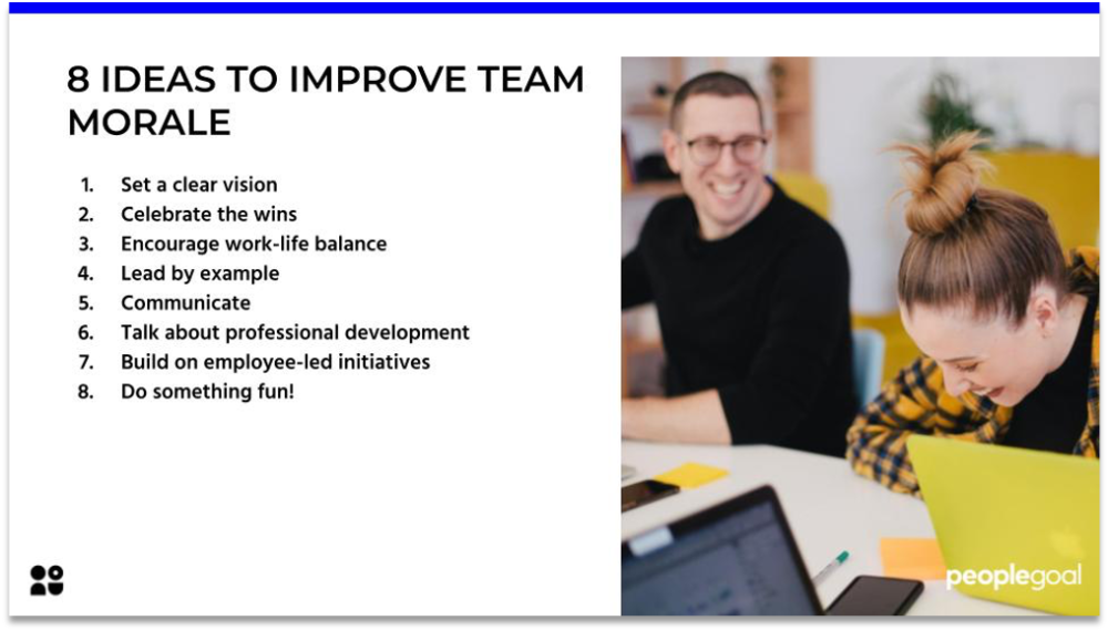 8 Ideas to Improve Team Morale