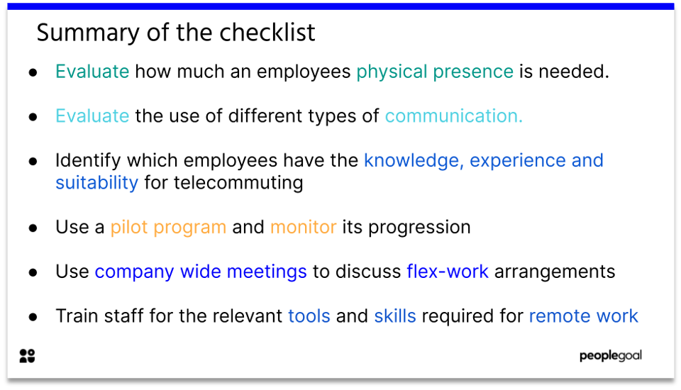 telecommuting - summary