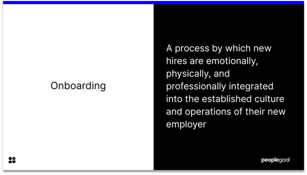 Onboarding - definition