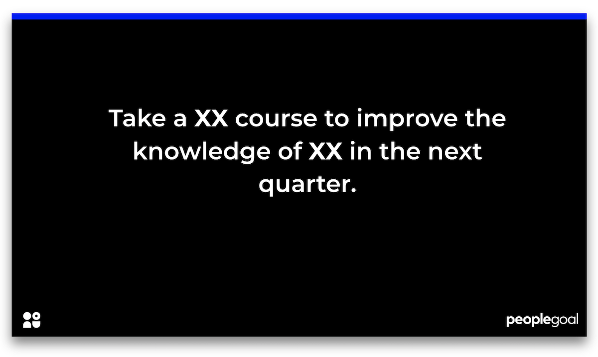 Examples of SMART goals for employees professional development