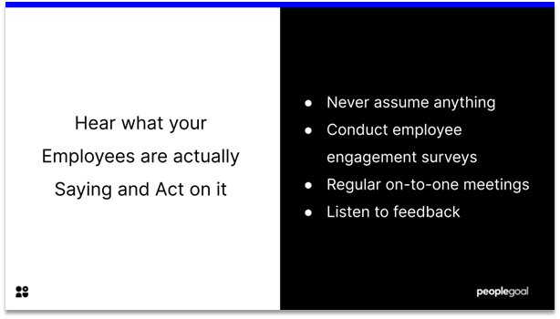 Connected Employees - hear what your employees are saying and actually act on it